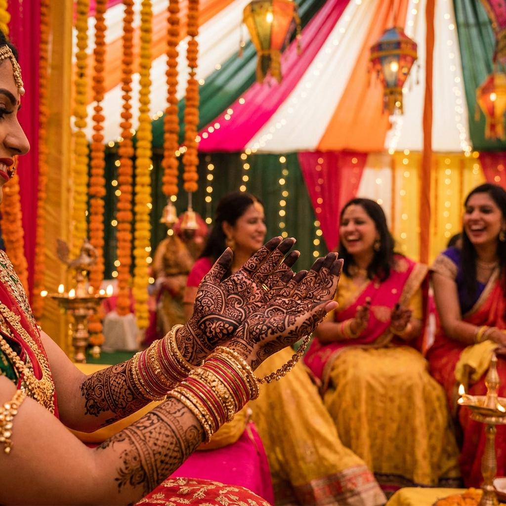 Vibrant Mahendi Night